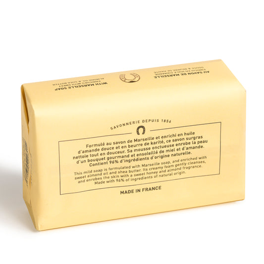 Honey & Almond, Extra Gentle Fragranced Marseille Soap | 125g