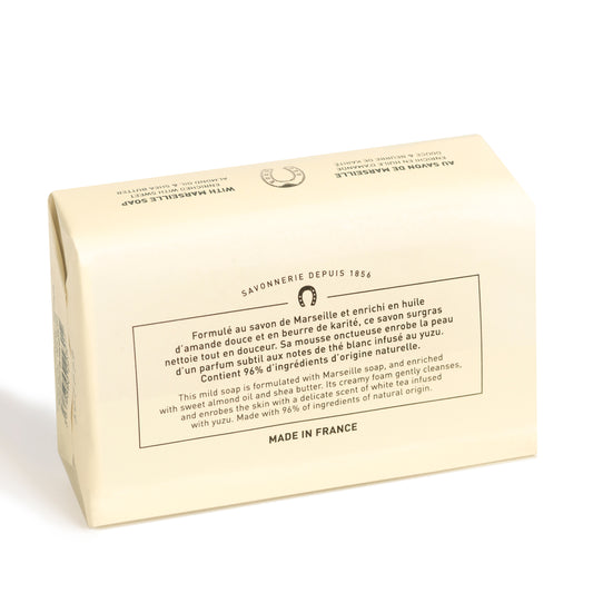 White Tea & Yuzu, Extra Gentle Fragranced Marseille Soap | 125g