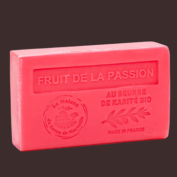 Passion Fruit French Soap withOrganic  Shea Butter, 125g