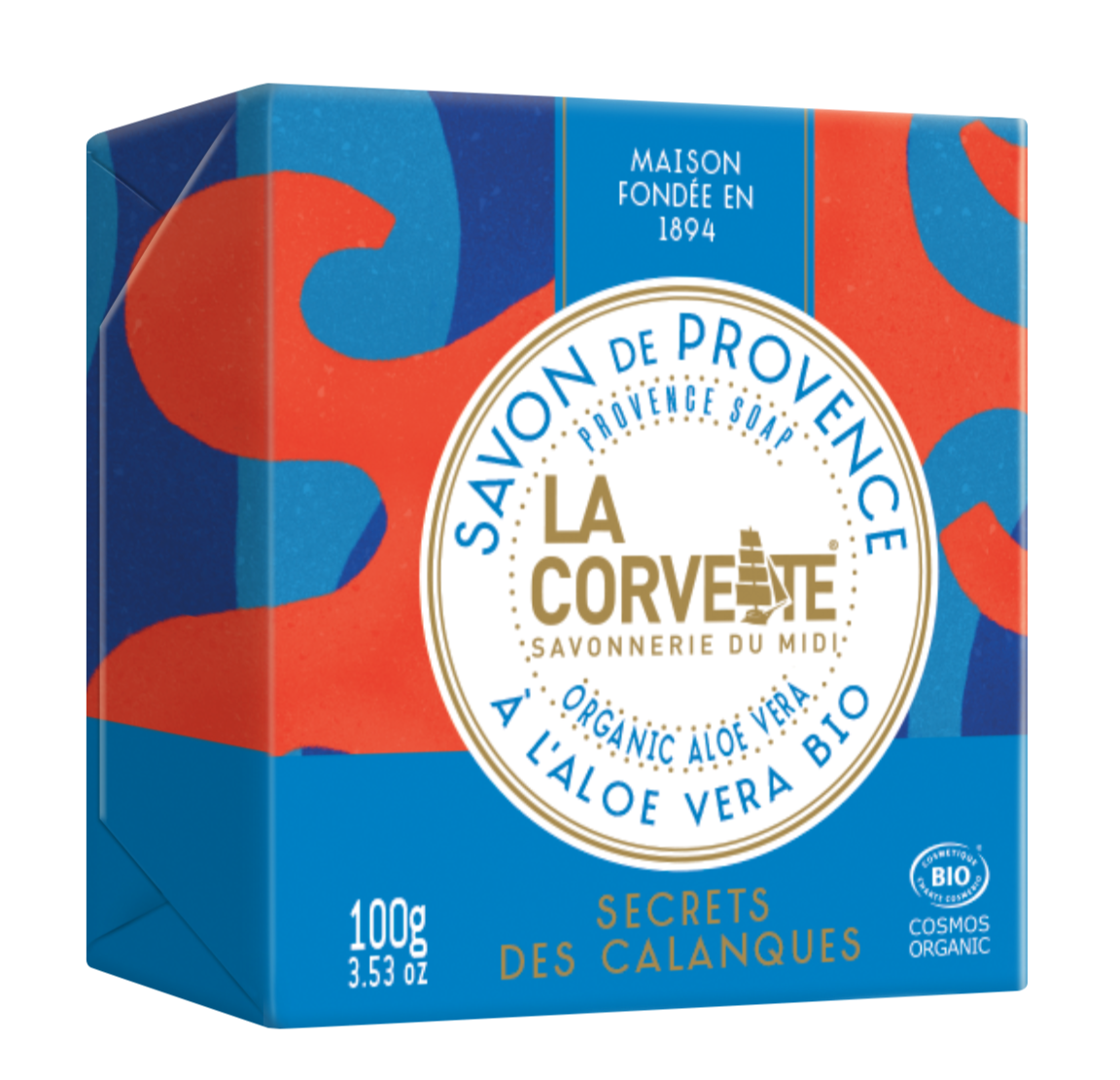 Secrets des Calanques (Lemon, Rosewood, Marine), 100g, Palm Free & Organic