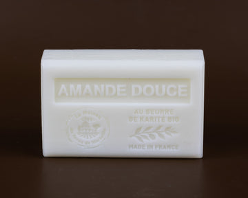 Sweet Almond French Soap with Organic Shea Butter 125g