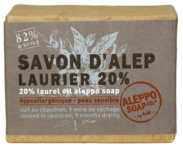 Aleppo Soap with 20% Laurel Oil | for Sensitive Skin | 200g