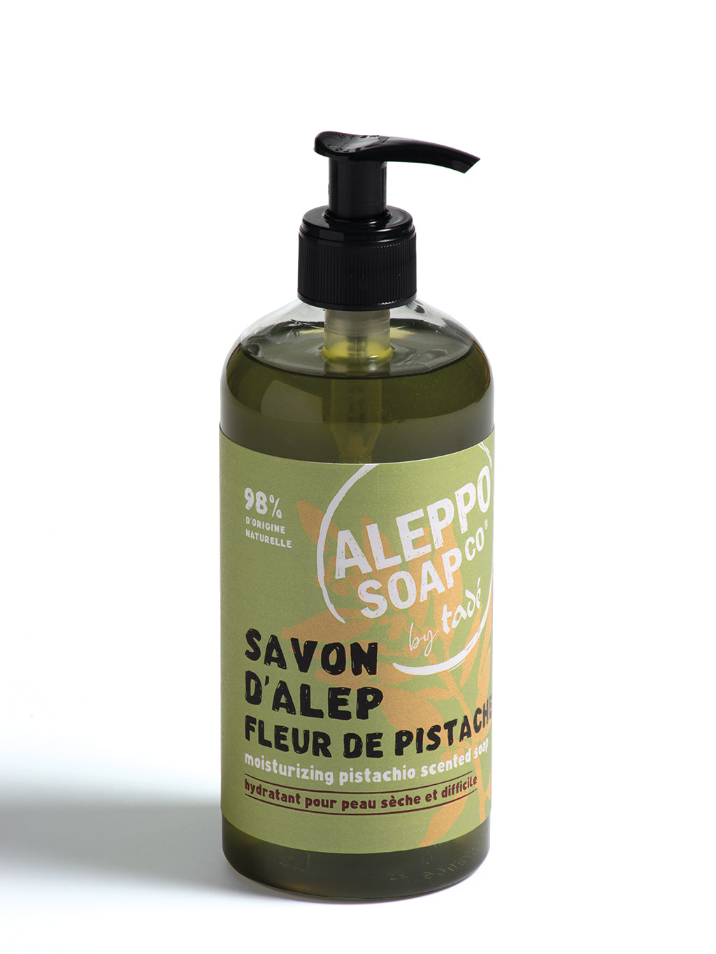 Pistachio Flower Aleppo Liquid Soap, Dry & Intolerant Skin | 500ml