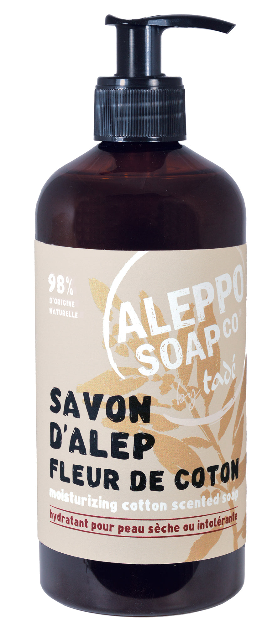 Cotton Flower Aleppo Liquid Soap, for dry and intolerant skin | 500ml