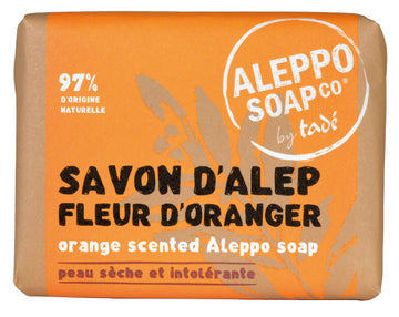 Orange Blossom Fragranced Aleppo Soap, for Dry and Intolerant skin | 100g