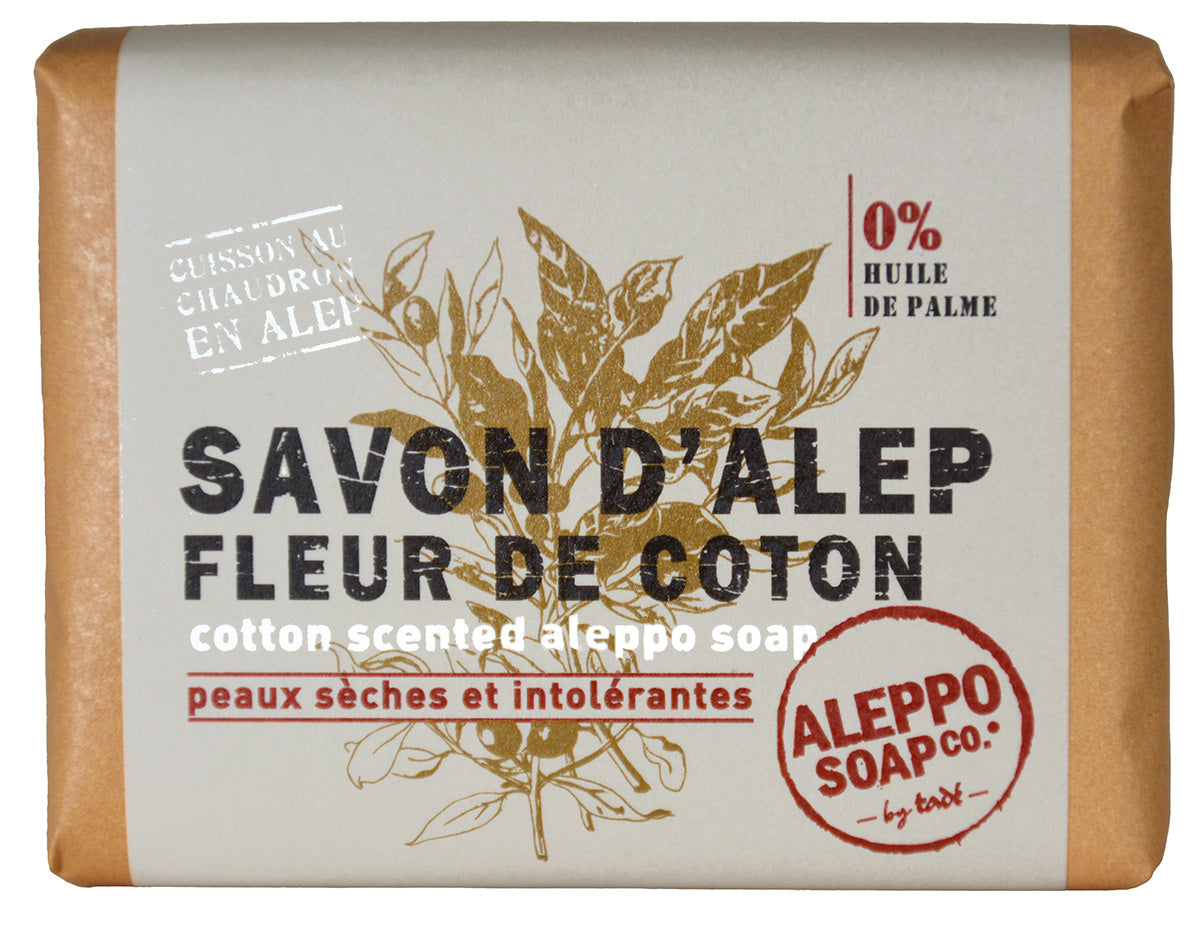 Cotton Flower Fragranced Aleppo Soap | 100g