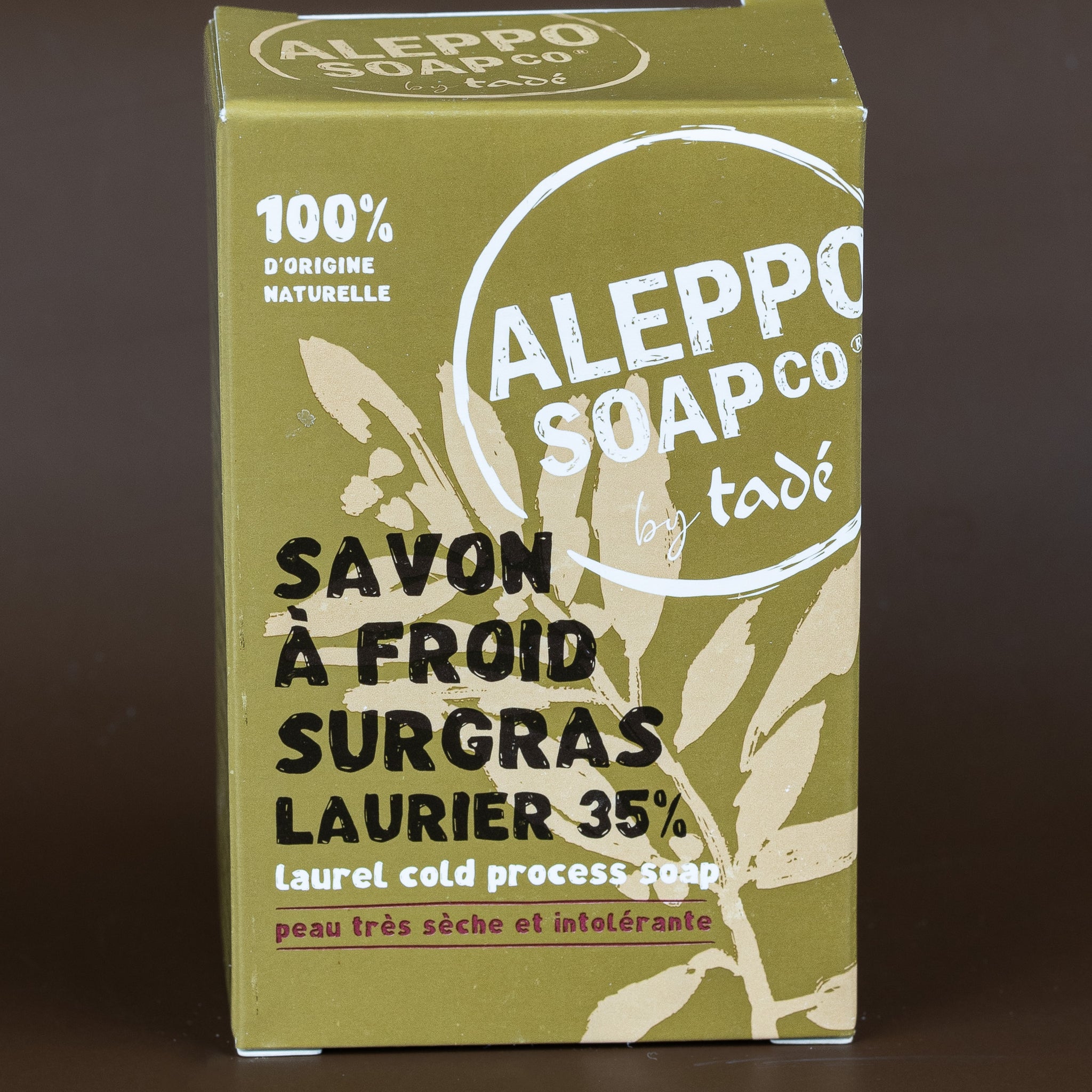 Aleppo Soap with 35% Laurel Oil, for Very Dry and Intolerant Skin | 150g