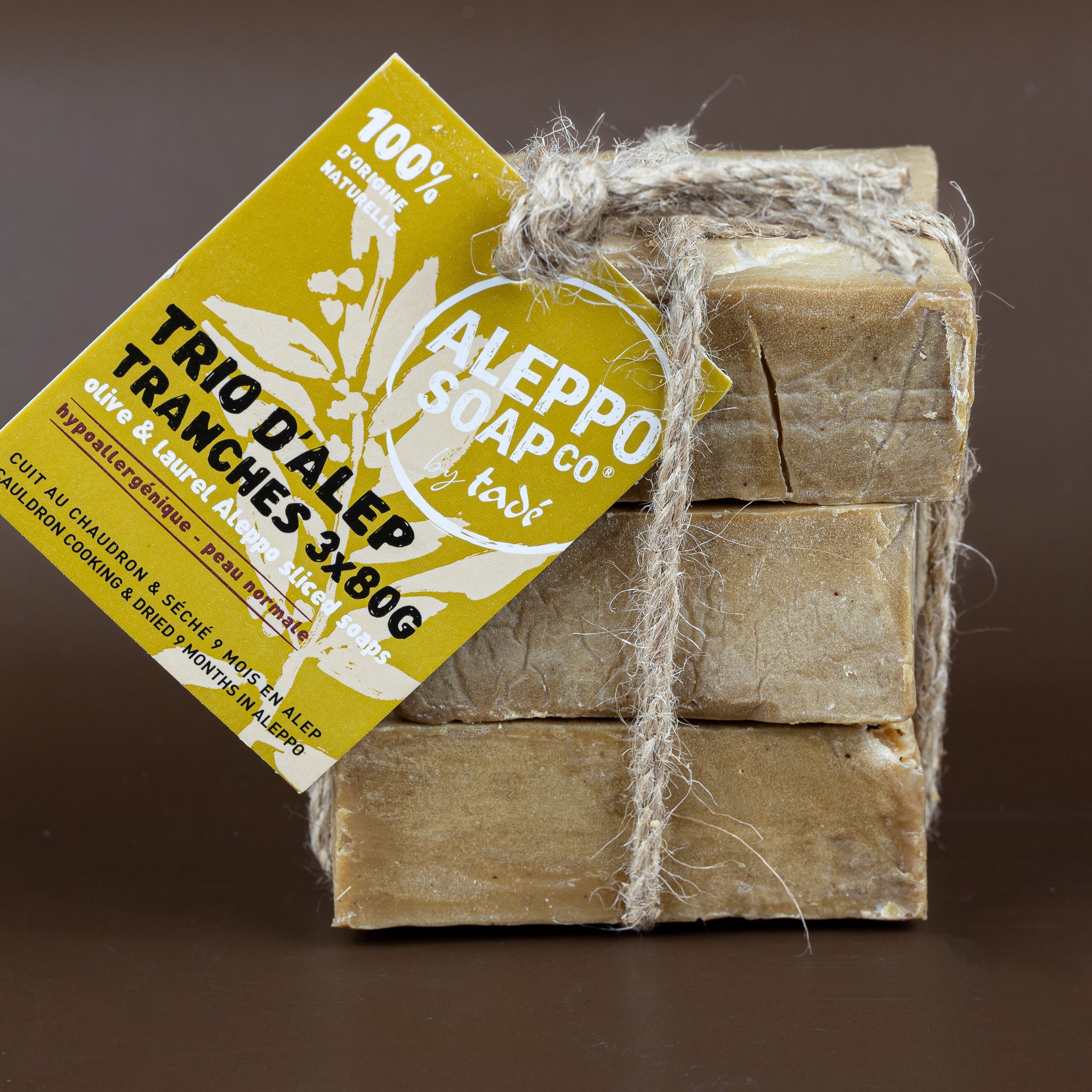 Aleppo Soap Slices | for all skin types | 3 x 80g