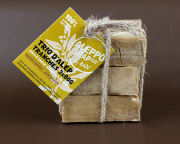 Aleppo Soap Slices | for all skin types | 3 x 80g