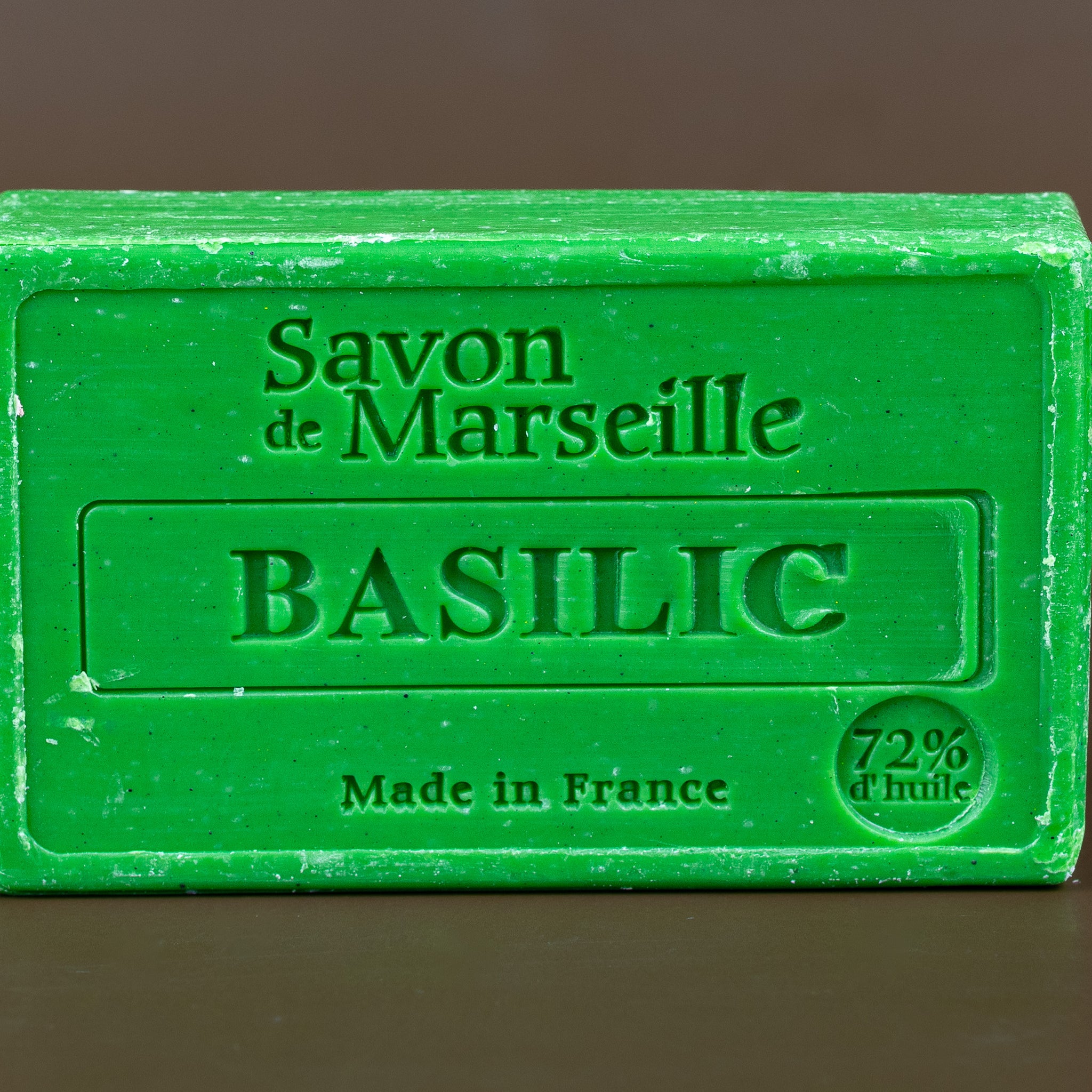 Basil Soap Savon de Provence, enriched with Sweet Almond Oil | 100g