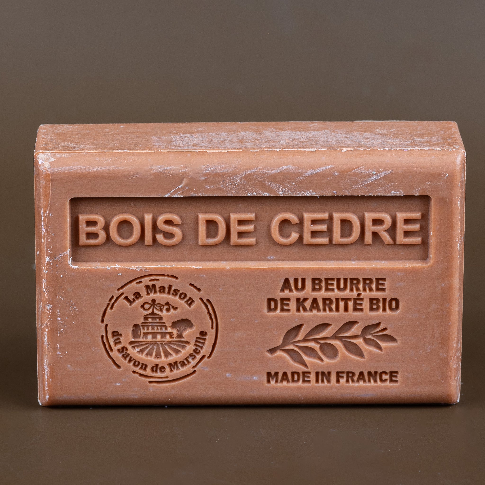 Cedar Wood (Bois de Cedre) French Soap with organic Shea Butter 125g