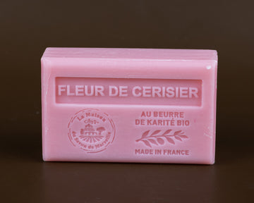 Cherry Blossom French Soap with Organic Shea Butter 125g