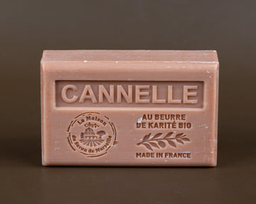 Cinnamon French Soap with organic Shea Butter 125g