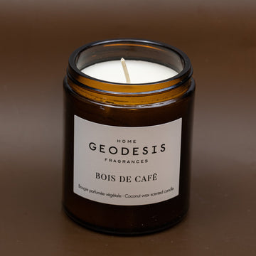 Coffee Wood Candle by Geodesis