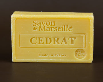 Cedrat Soap Savon de Provence, enriched with Sweet Almond Oil | 100g