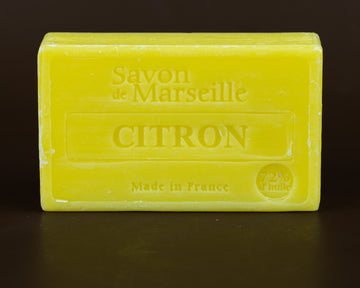 Lemon (Citron) Savon de Provence, enriched with Sweet Almond Oil | 100g