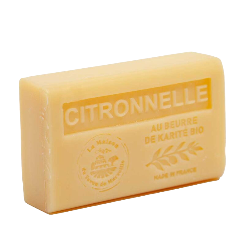 Citronella, French Soap with Organic Shea Butter, 125g