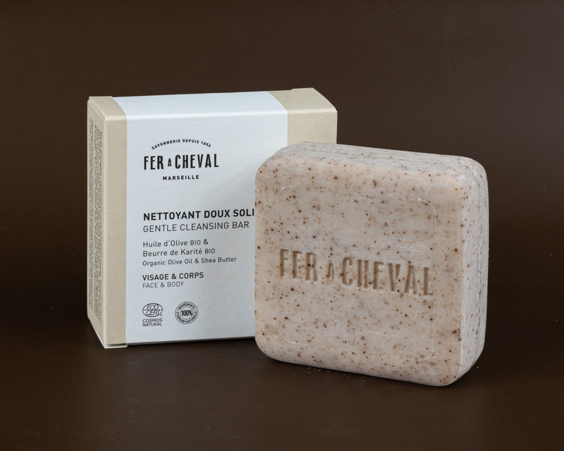 Natural Cleansing Bar for Face & Body, Olive Oil & Shea Butter