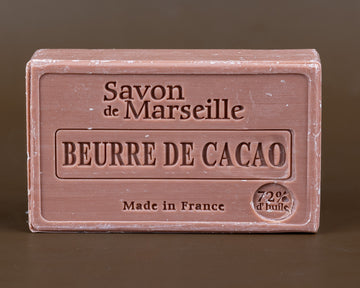 Cocoa Butter Savon de Provence, enriched with Sweet Almond Oil | 100g