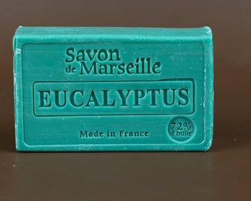 Eucalyptus Savon de Provence, Enriched with Sweet Almond Oil, 100g