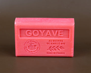 Guava French Soap with Organic  Shea Butter, 125g