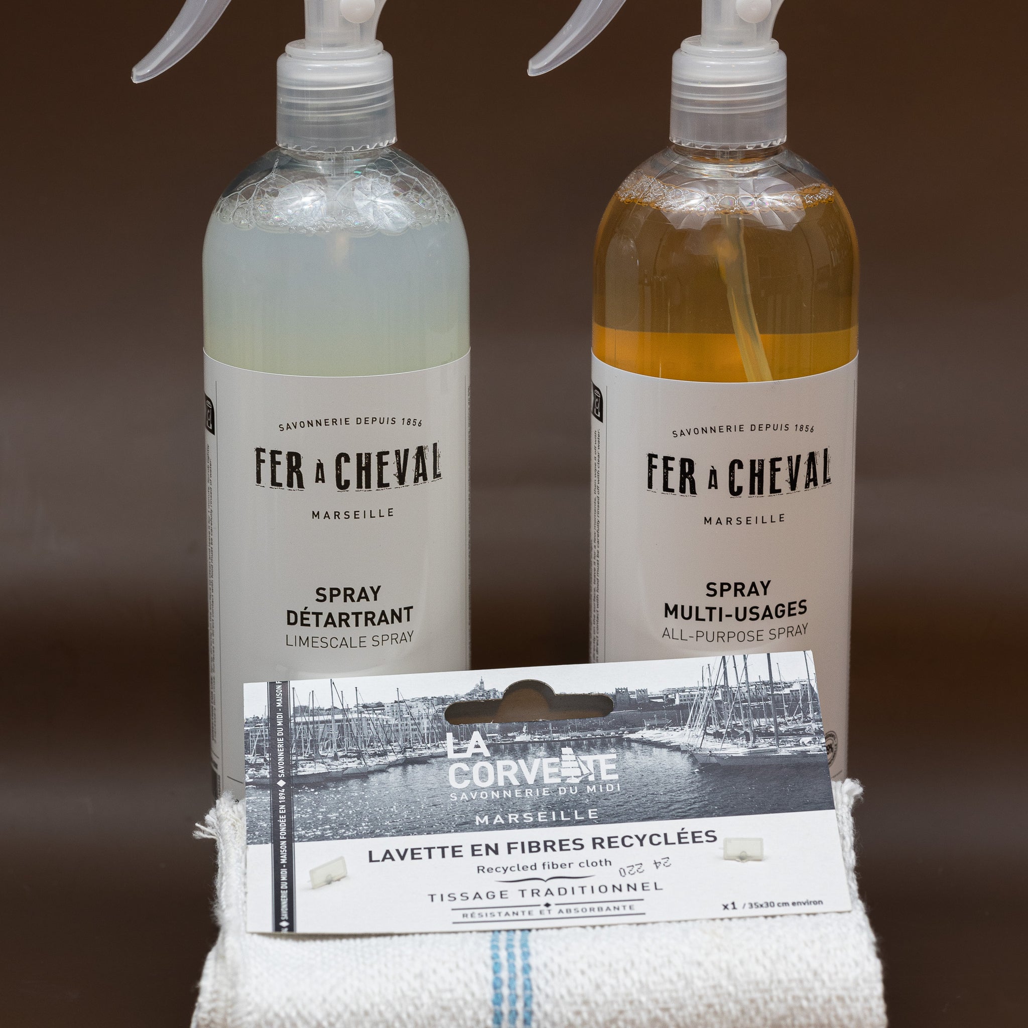 Natural Multi-Surface & Limescale Spray Duo with Cloth (Worth £20.50)