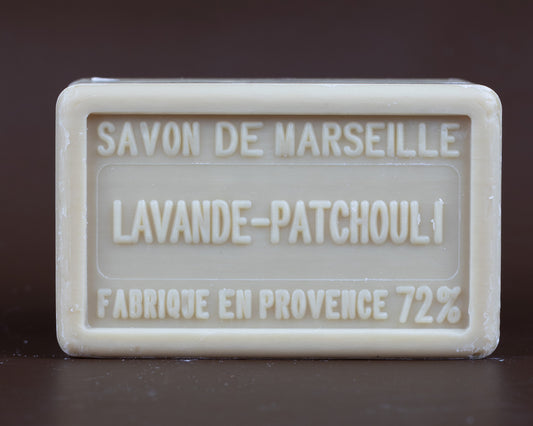 Lavender & Patchouli, Marseille Bath & Shower Bar I 250g