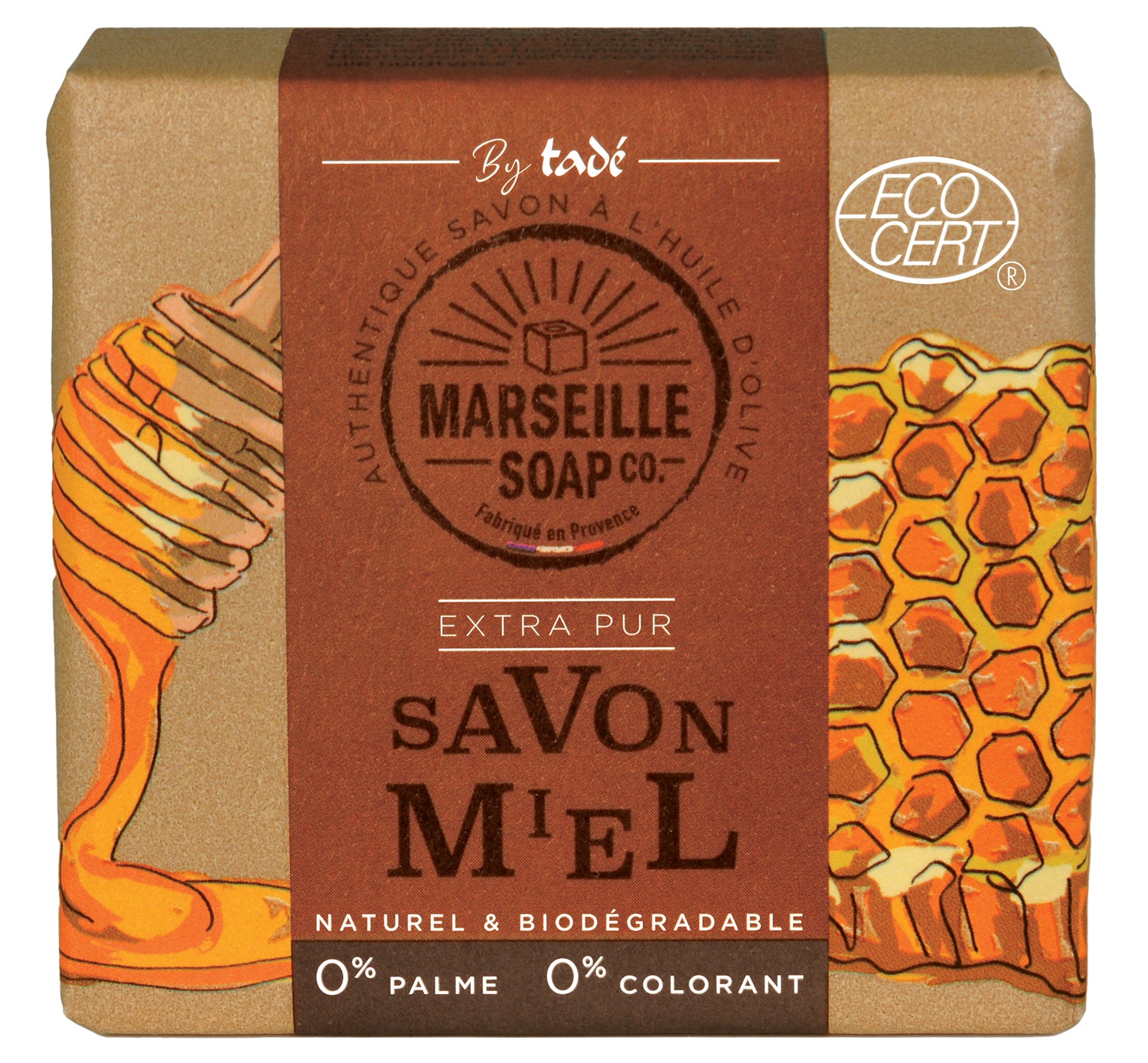 Honey Marseille Soap with Olive Oil | 100g