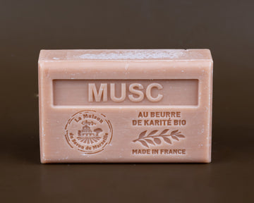 Musk, French Soap with Organic Shea Butter, 125g