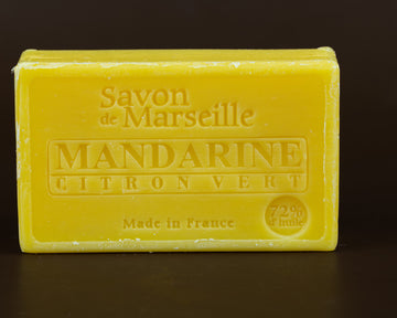 Mandarin & Lime Savon de Provence, enriched with Sweet Almond Oil | 100g