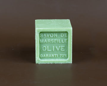 Olive, Shea Butter Fragranced Marseille Cube, 72% | 100g