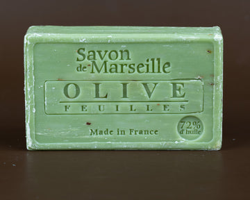 Olive Savon de Provence, enriched with Olive Leaves & Sweet Almond Oil | 100g