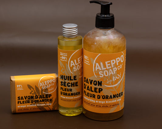 Orange Blossom Aleppo Liquid Soap, Dry and Intolerant Skin | 500ml