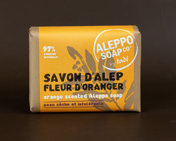 Orange Blossom Fragranced Aleppo Soap, for Dry and Intolerant skin | 100g