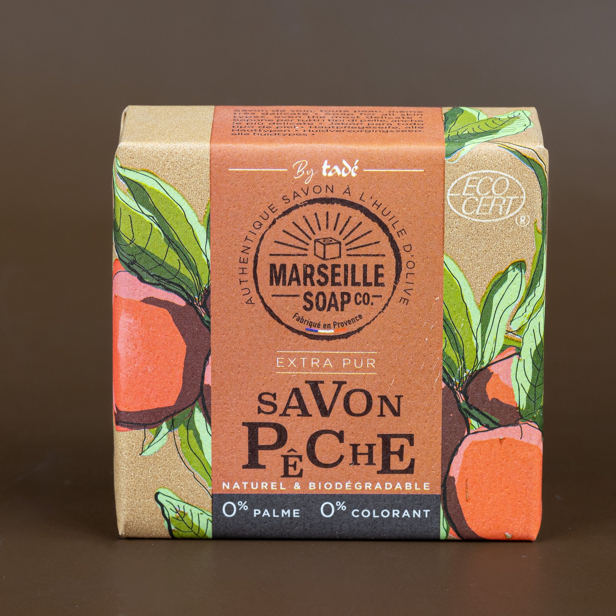 Peach Marseille Soap with Olive Oil | 100g