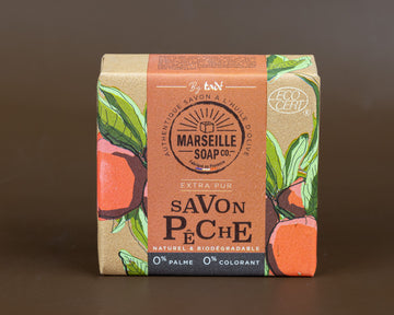 Peach Marseille Soap with Olive Oil | 100g