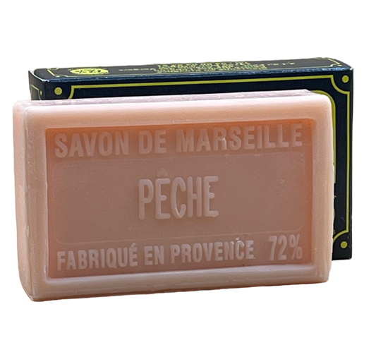 Pêche (Peach) Marseille Soap with Shea Butter 100g