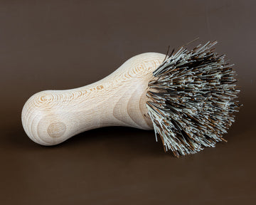 Beechwood Handle Pot Brush with Plant Fibre Bristles