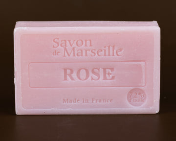 Rose Savon de Provence, enriched with Sweet Almond Oil | 100g