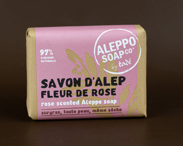 Ispahan Rose Flower Fragranced Aleppo Soap, for Dry and Intolerant Skin | 100g