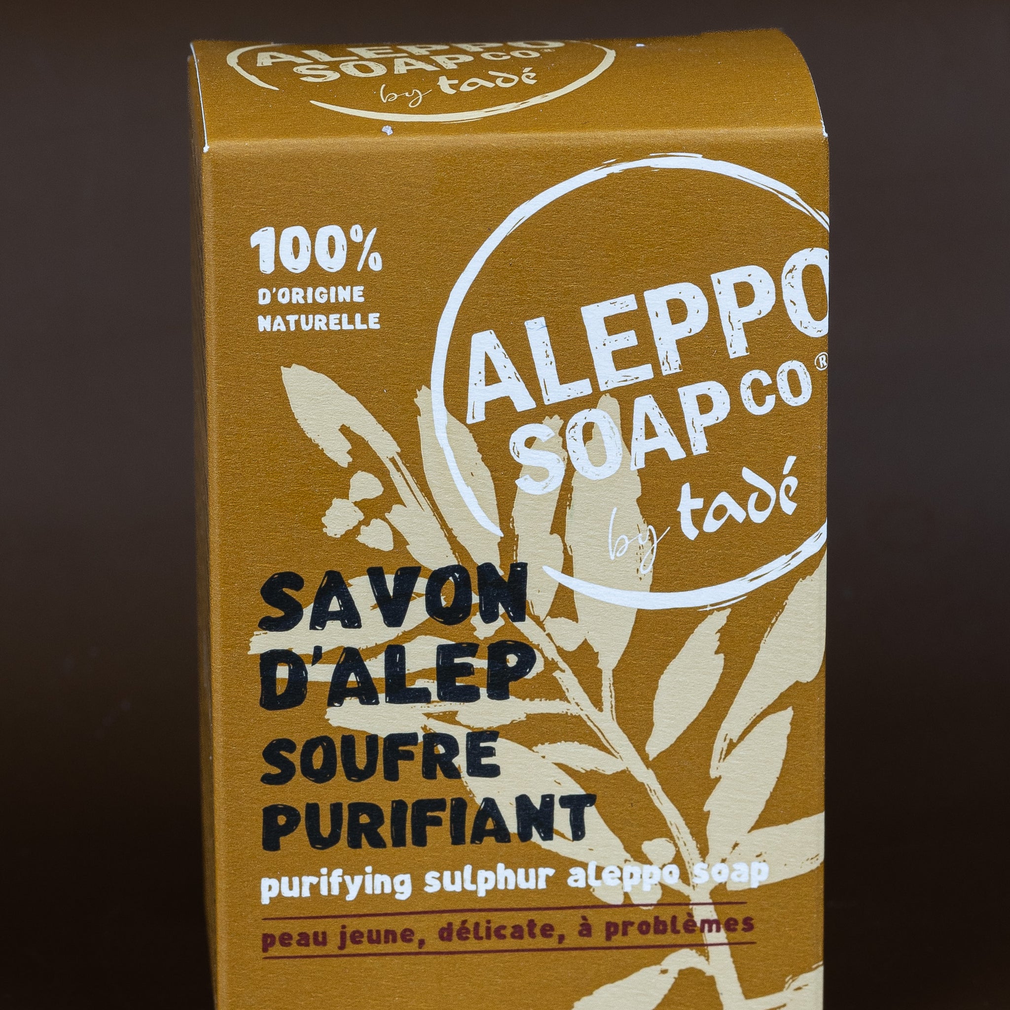 Aleppo Soap with Sulphur, for young, sensitive & problem Skin | 100g