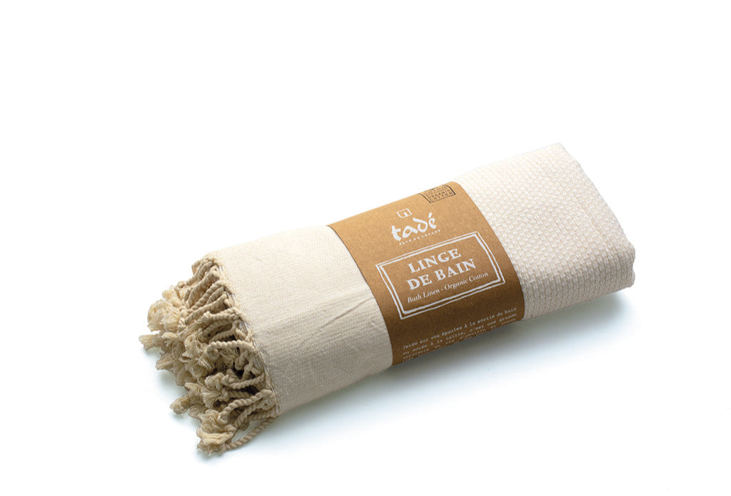 Hammam Towel, Organic Cotton, Ivory