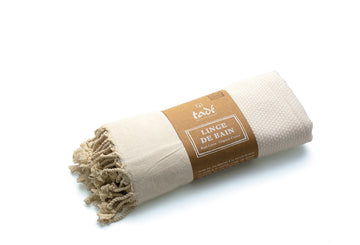 Hammam Towel, Organic Cotton, Ivory