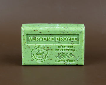 Verbena Broyee (Exfoliating) Soap with organic Shea Butter 125g