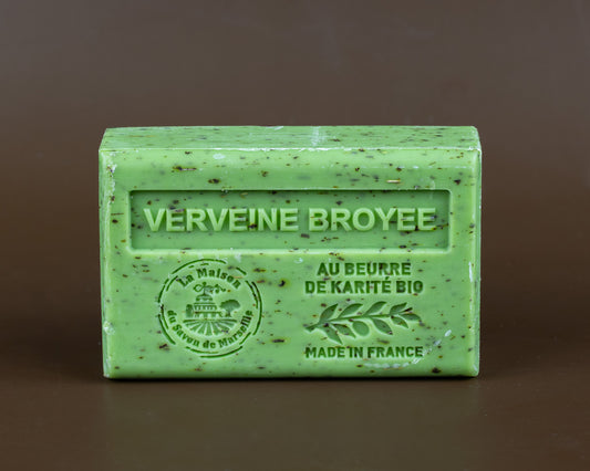 Verbena Broyee (Exfoliating) Soap with organic Shea Butter 125g