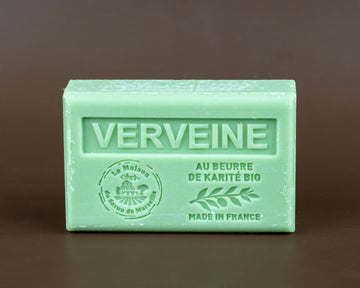 Verbena French Soap with organic Shea Butter 125g