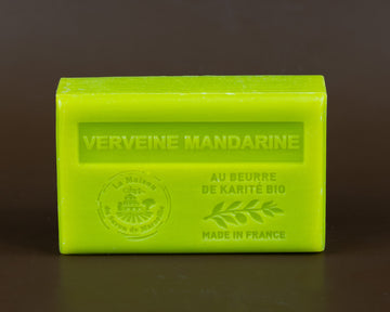 Verbena and Mandarin French Soap with Organic Shea Butter, 125g