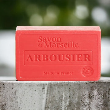 Arbousier (Strawberry Lychee) Savon de Provence, enriched with Sweet Almond Oil | 100g