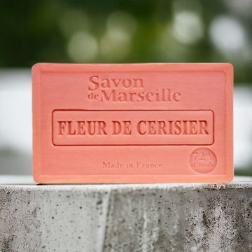 Cherry Blossom Savon de Provence, enriched with Sweet Almond Oil | 100g