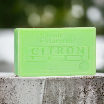 Lime Savon de Provence, enriched with Sweet Almond Oil | 100g